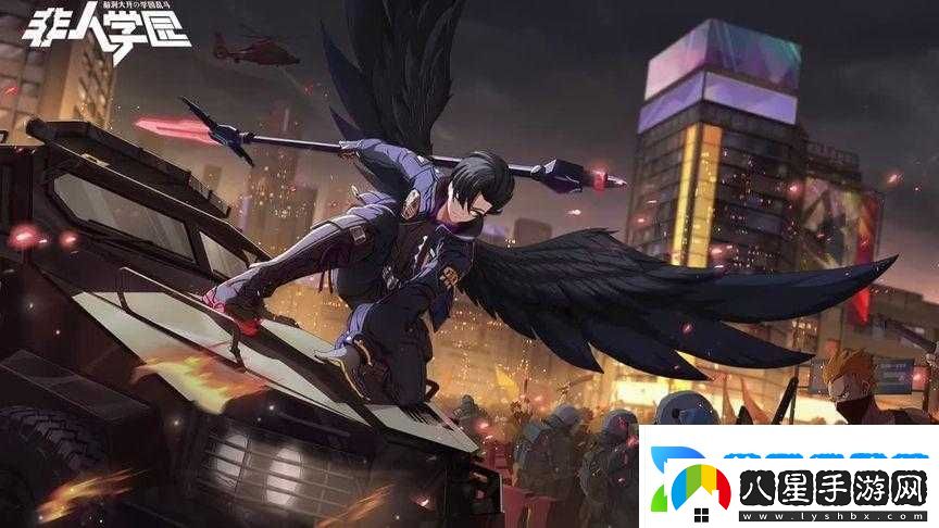 非人學(xué)園非都**羽模型特效預覽！這波炸裂美學(xué)我服了