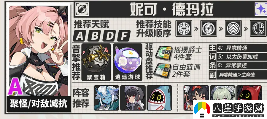 絕區零妮可音擎驅動(dòng)盤(pán)配隊一圖流攻略