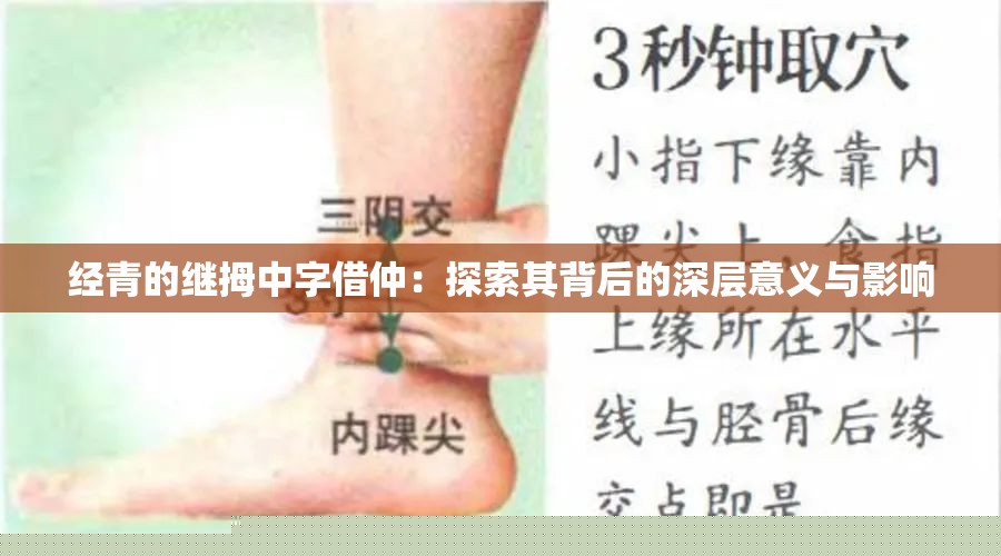 經(jīng)青繼拇中字借仲