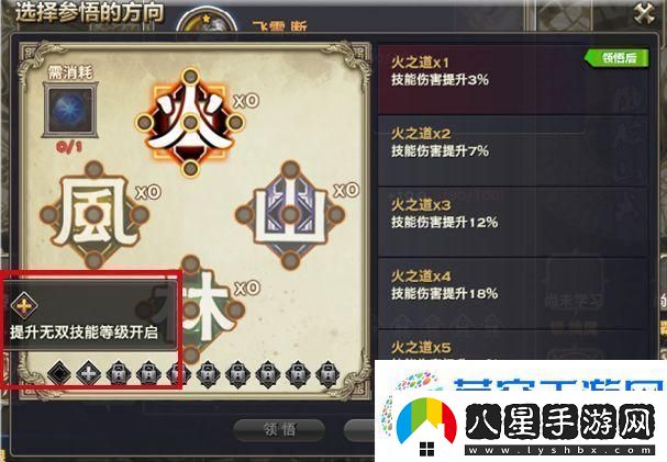 天諭手游無(wú)雙悟道功能全解析