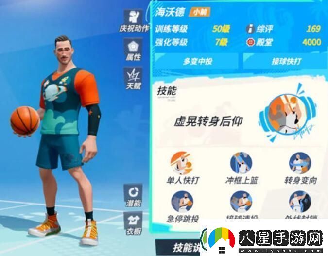 全明星街球派對海沃德強度詳情介紹